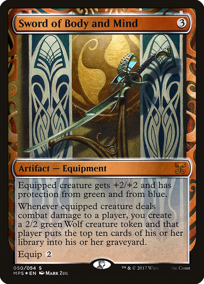 Sword of Body and Mind [Kaladesh Inventions] MTG Single Magic: The Gathering | Red Claw Gaming