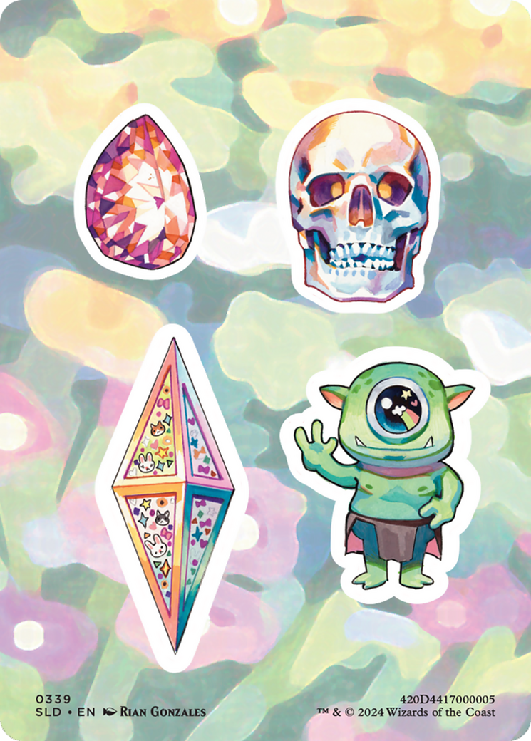 Sticker Sheet (0339) [Secret Lair Drop Series] MTG Single Magic: The Gathering | Red Claw Gaming