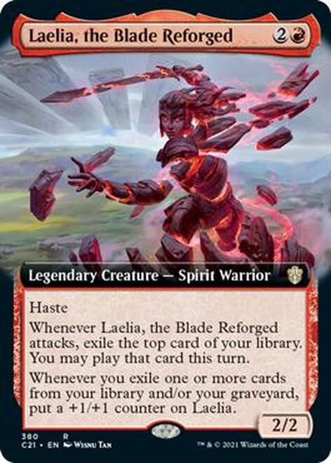Laelia, the Blade Reforged (Extended Art) [Commander 2021] MTG Single Magic: The Gathering | Red Claw Gaming