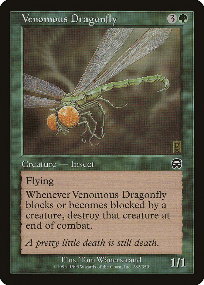 Venomous Dragonfly [Mercadian Masques] MTG Single Magic: The Gathering | Red Claw Gaming