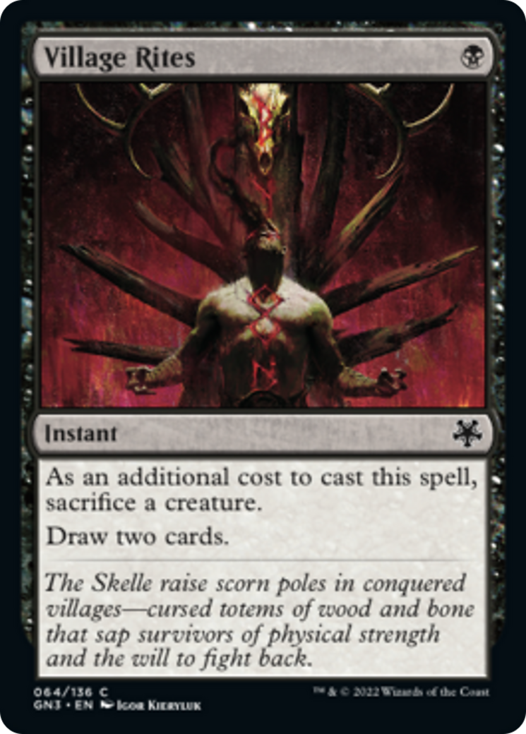Village Rites [Game Night: Free-for-All] MTG Single Magic: The Gathering | Red Claw Gaming
