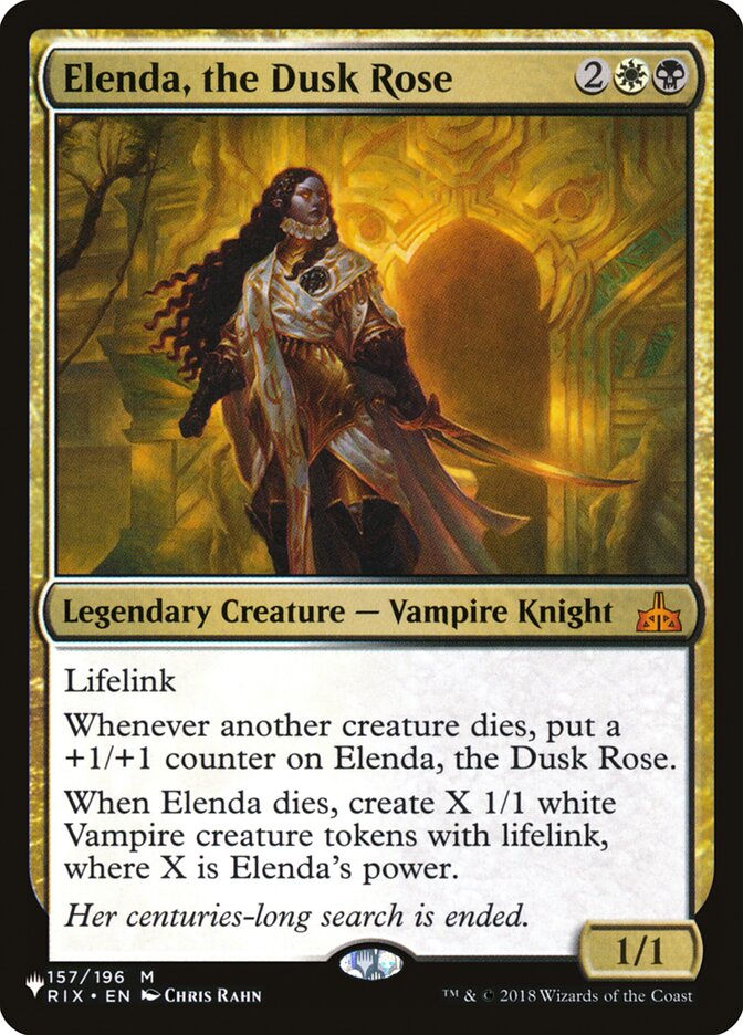 Elenda, the Dusk Rose [The List] MTG Single Magic: The Gathering | Red Claw Gaming