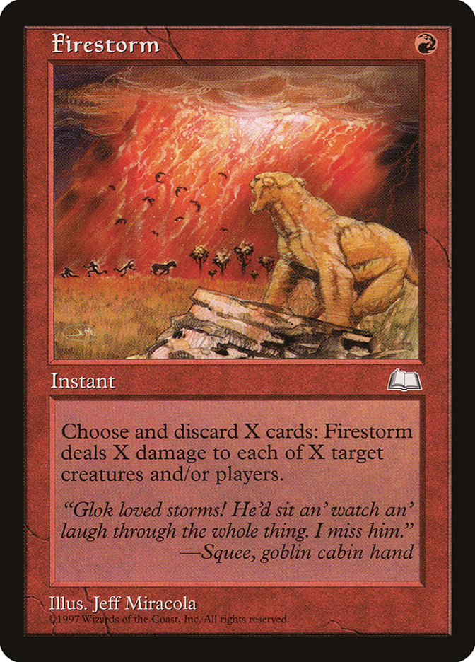 Firestorm [Weatherlight] MTG Single Magic: The Gathering | Red Claw Gaming