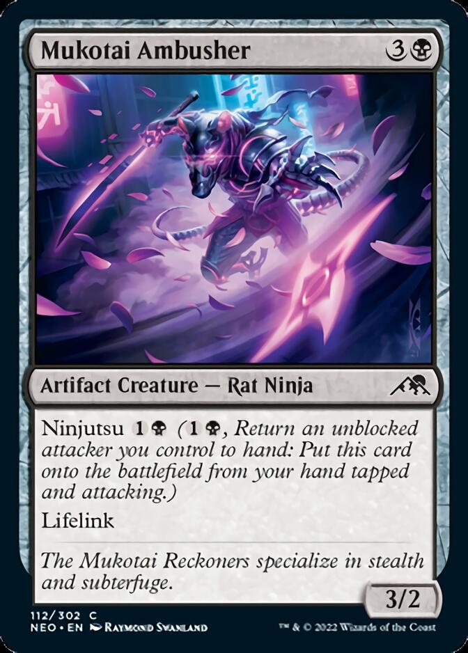 Mukotai Ambusher [Kamigawa: Neon Dynasty] MTG Single Magic: The Gathering    | Red Claw Gaming