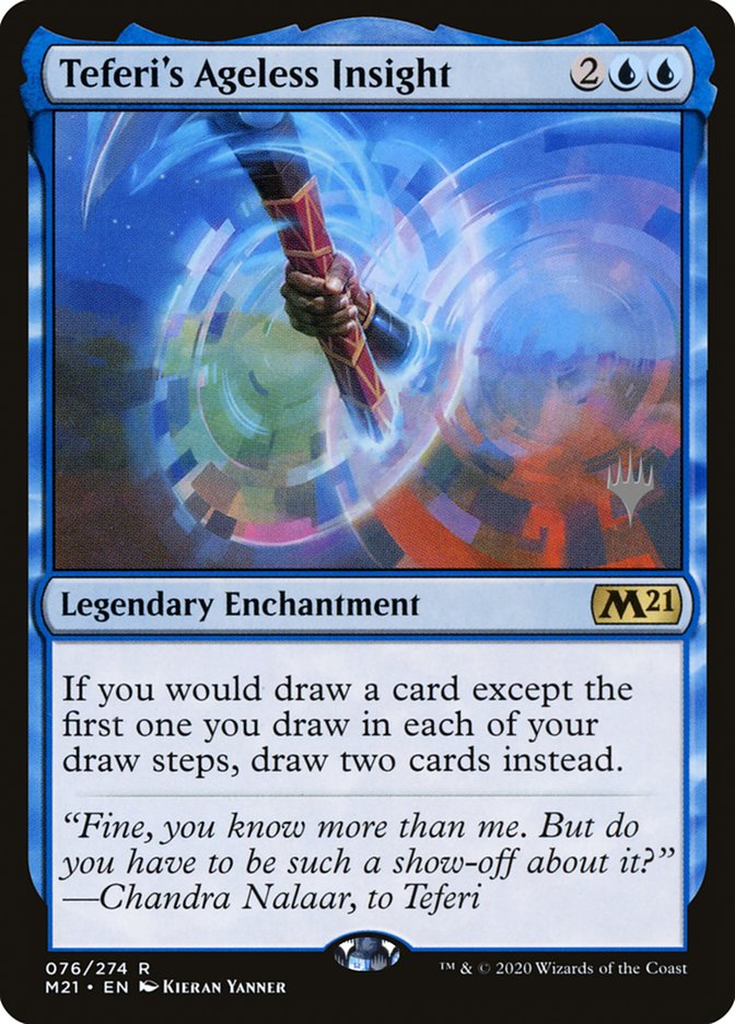 Teferi's Ageless Insight (Promo Pack) [Core Set 2021 Promos] MTG Single Magic: The Gathering | Red Claw Gaming