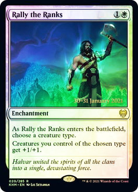 Rally the Ranks [Kaldheim Prerelease Promos] MTG Single Magic: The Gathering | Red Claw Gaming