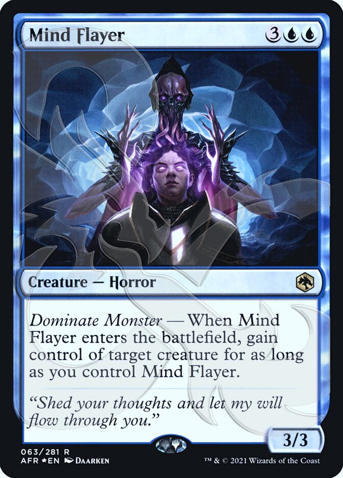 Mind Flayer (Ampersand Promo) [Dungeons & Dragons: Adventures in the Forgotten Realms Promos] MTG Single Magic: The Gathering | Red Claw Gaming