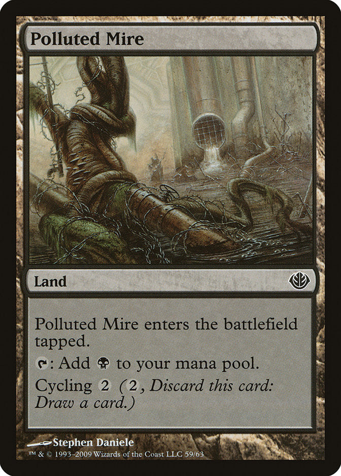 Polluted Mire [Duel Decks: Garruk vs. Liliana] MTG Single Magic: The Gathering | Red Claw Gaming