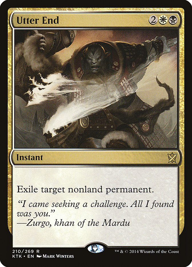 Utter End [Khans of Tarkir] MTG Single Magic: The Gathering | Red Claw Gaming