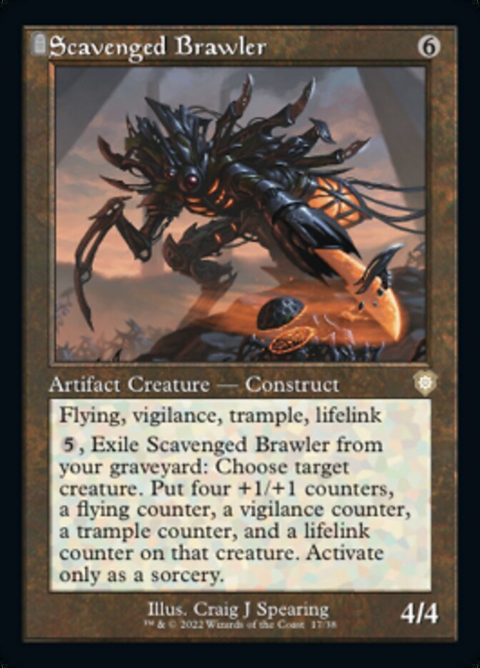 Scavenged Brawler (Retro) [The Brothers' War Commander] MTG Single Magic: The Gathering | Red Claw Gaming