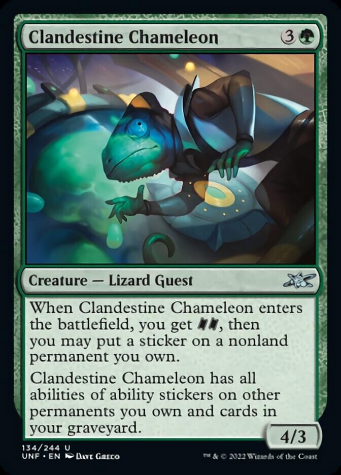 Clandestine Chameleon [Unfinity] MTG Single Magic: The Gathering    | Red Claw Gaming