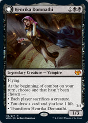 Henrika Domnathi // Henrika, Infernal Seer [Innistrad: Crimson Vow] MTG Single Magic: The Gathering | Red Claw Gaming