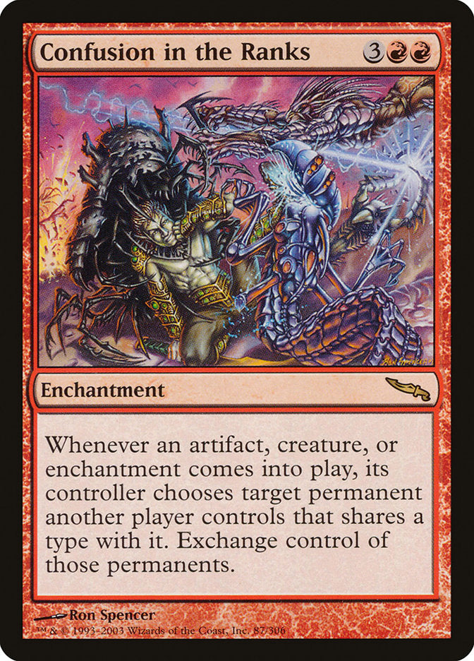 Confusion in the Ranks [Mirrodin] MTG Single Magic: The Gathering | Red Claw Gaming