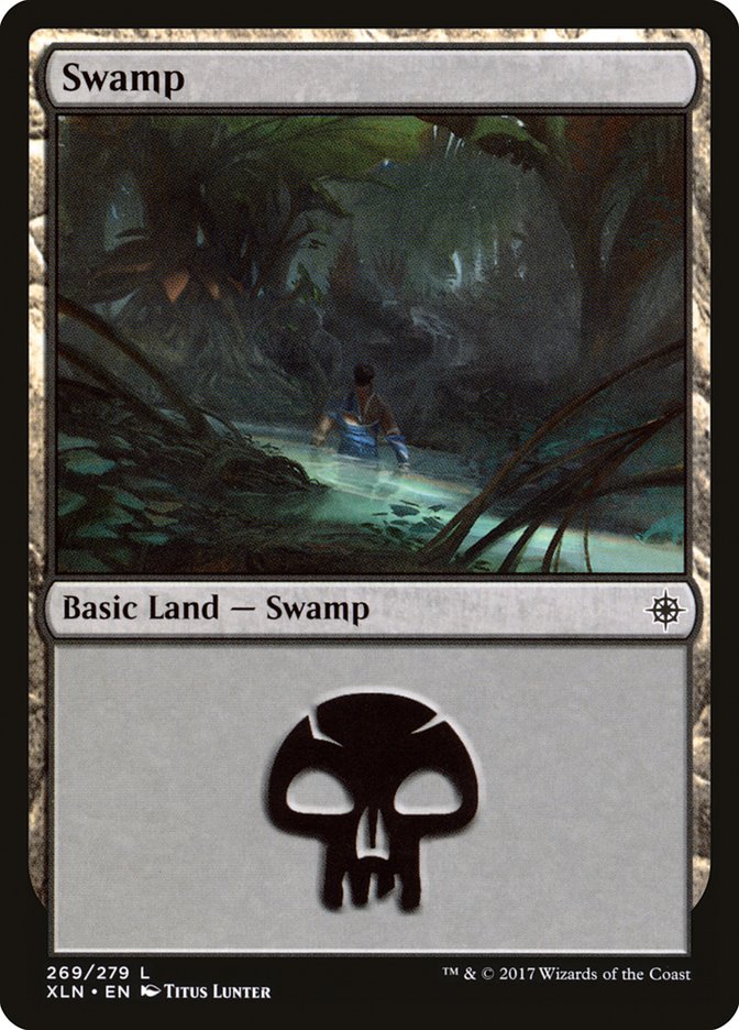 Swamp (269) [Ixalan] MTG Single Magic: The Gathering | Red Claw Gaming