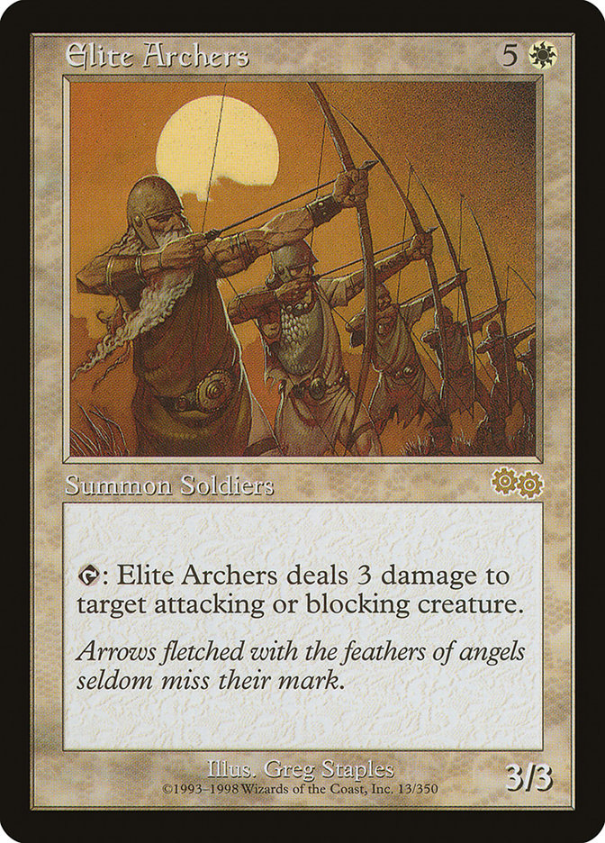Elite Archers [Urza's Saga] MTG Single Magic: The Gathering | Red Claw Gaming