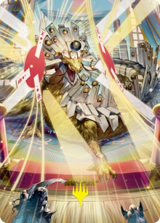 Spirit-Sister's Call Art Card (Gold-Stamped Signature) [Kamigawa: Neon Dynasty Art Series] MTG Single Magic: The Gathering | Red Claw Gaming