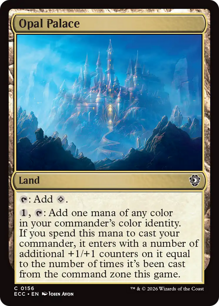 Opal Palace [Lorwyn Eclipsed Commander] MTG Single Magic: The Gathering | Red Claw Gaming