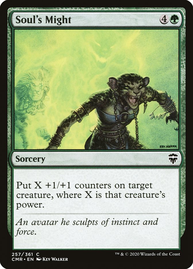 Soul's Might [Commander Legends] MTG Single Magic: The Gathering | Red Claw Gaming