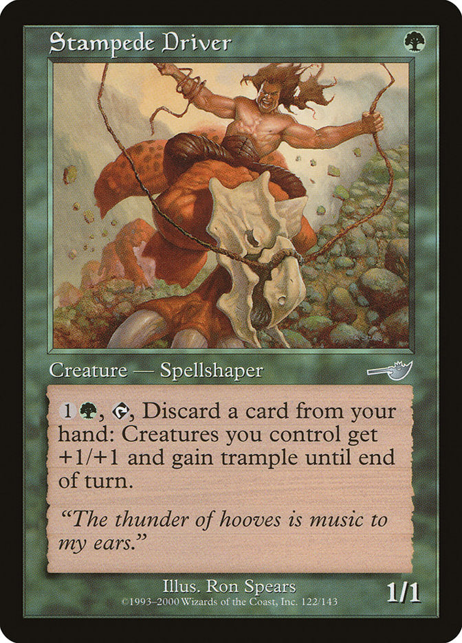 Stampede Driver [Nemesis] MTG Single Magic: The Gathering | Red Claw Gaming