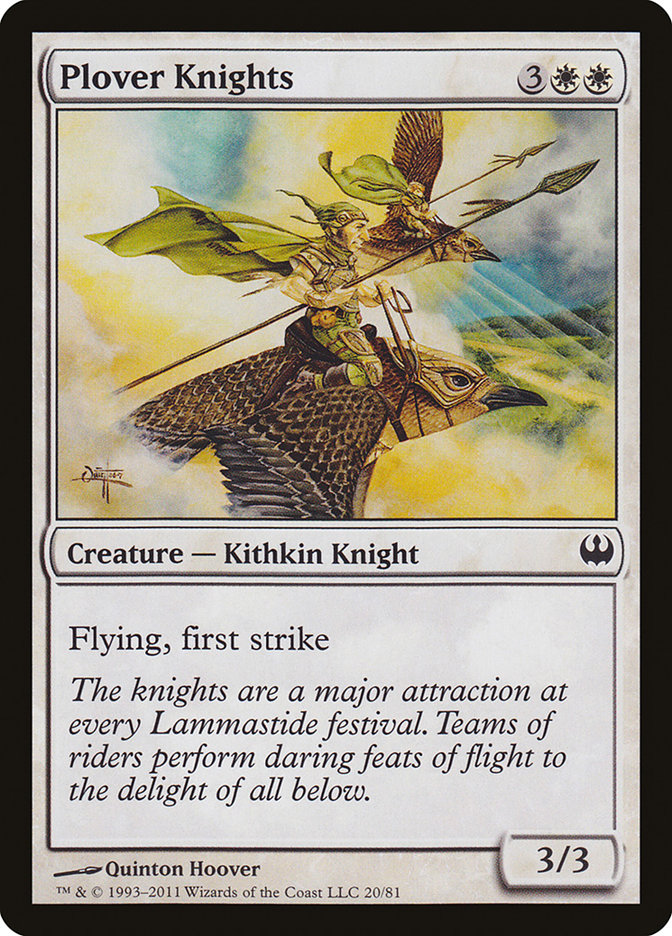 Plover Knights [Duel Decks: Knights vs. Dragons] MTG Single Magic: The Gathering | Red Claw Gaming