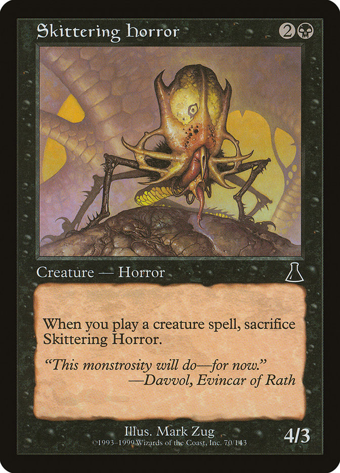 Skittering Horror [Urza's Destiny] MTG Single Magic: The Gathering | Red Claw Gaming