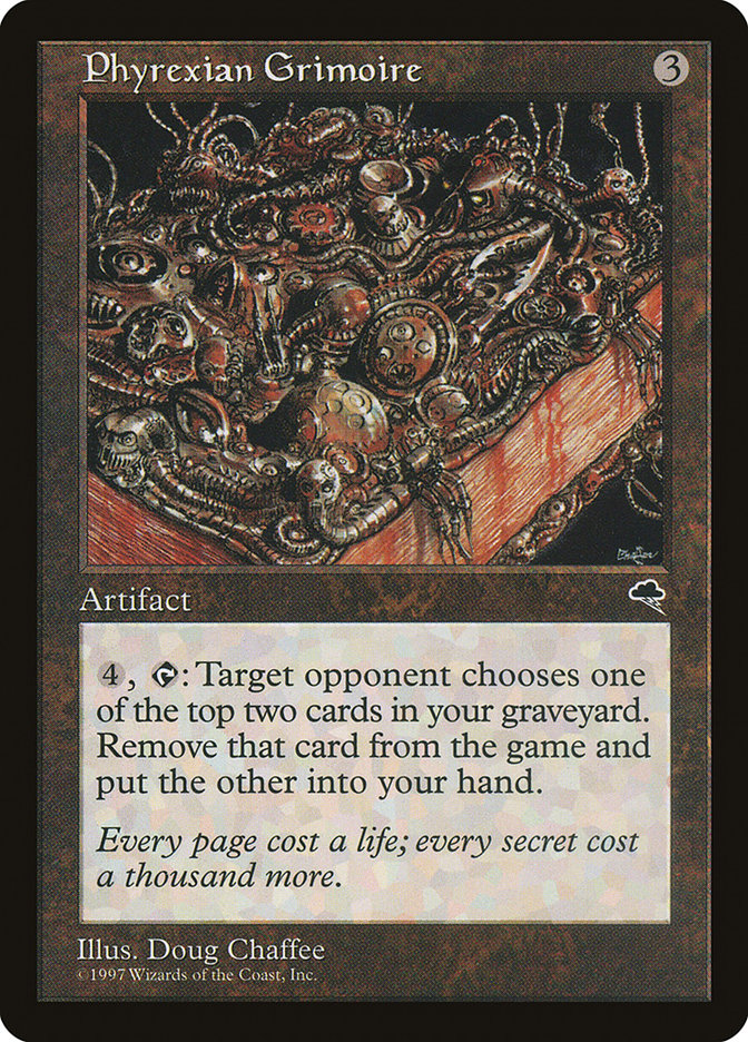 Phyrexian Grimoire [Tempest] MTG Single Magic: The Gathering | Red Claw Gaming