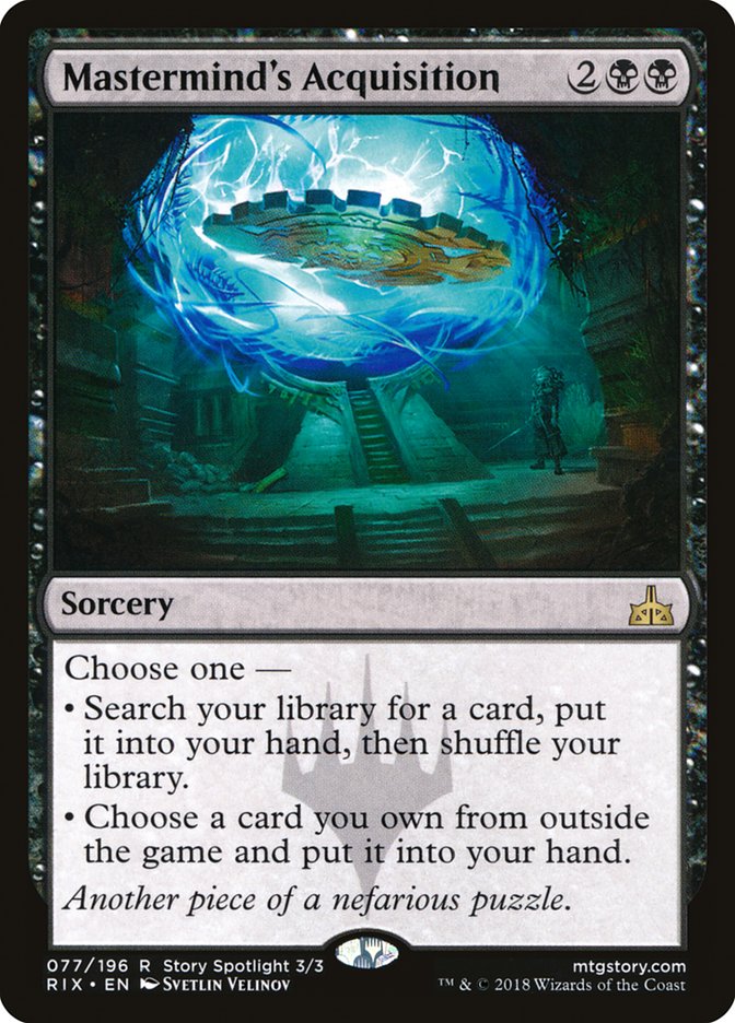 Mastermind's Acquisition [Rivals of Ixalan] MTG Single Magic: The Gathering | Red Claw Gaming