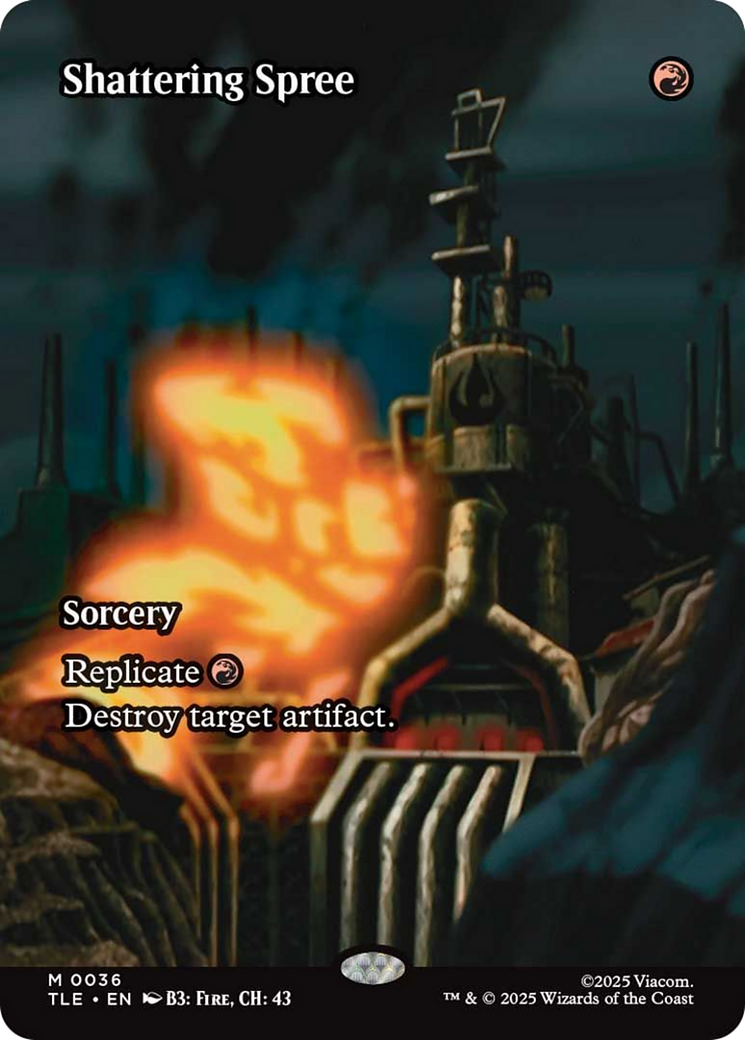 Shattering Spree (Borderless) [Avatar: The Last Airbender: Eternal-Legal] MTG Single Magic: The Gathering | Red Claw Gaming