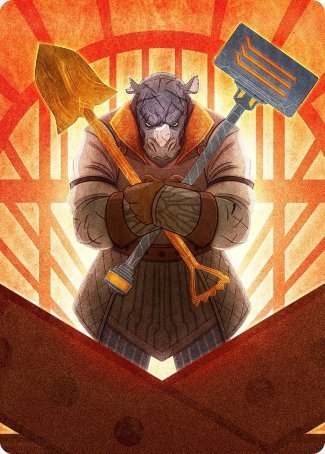Mr. Orfeo, the Boulder Art Card [Streets of New Capenna Art Series] MTG Single Magic: The Gathering | Red Claw Gaming