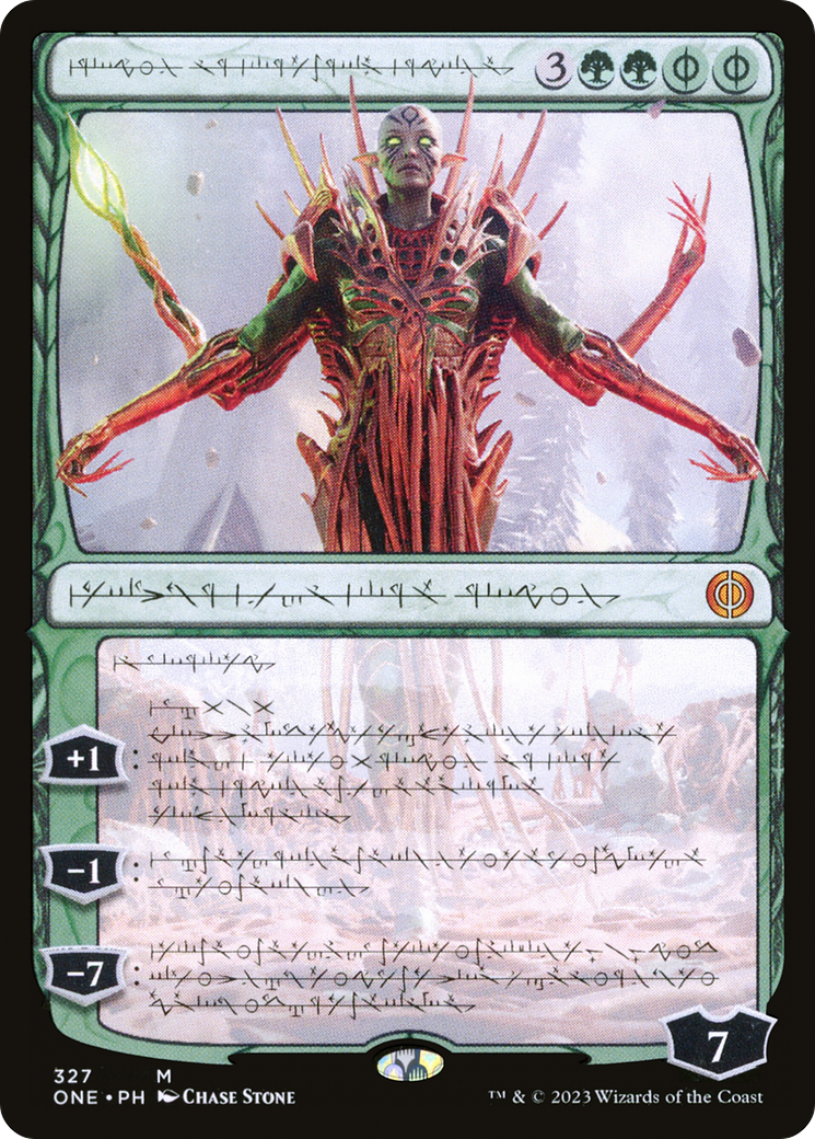 Nissa, Ascended Animist (Phyrexian) [Phyrexia: All Will Be One] MTG Single Magic: The Gathering | Red Claw Gaming