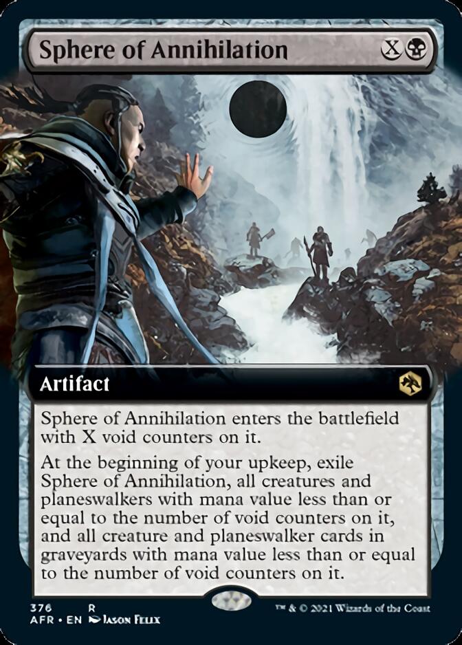 Sphere of Annihilation (Extended Art) [Dungeons & Dragons: Adventures in the Forgotten Realms] MTG Single Magic: The Gathering | Red Claw Gaming