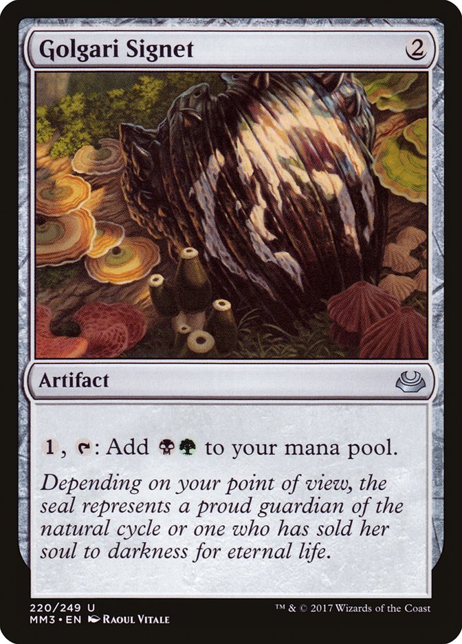 Golgari Signet [Modern Masters 2017] MTG Single Magic: The Gathering | Red Claw Gaming