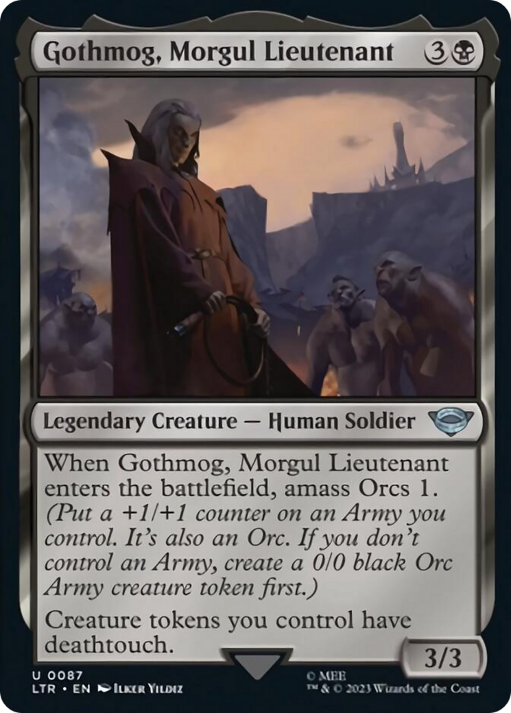 Gothmog, Morgul Lieutenant [The Lord of the Rings: Tales of Middle-Earth] MTG Single Magic: The Gathering | Red Claw Gaming