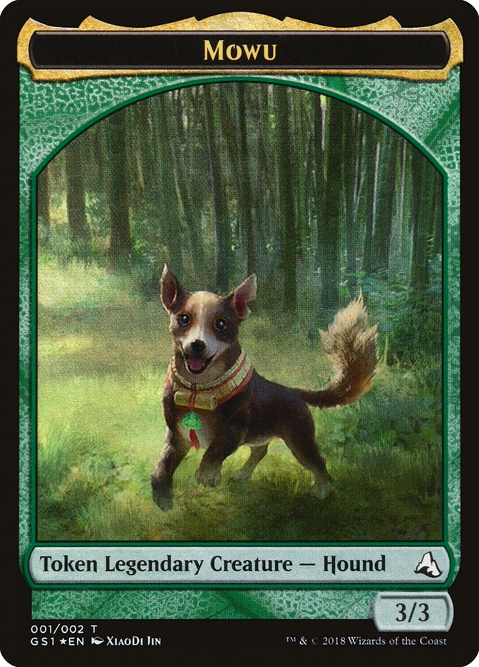 Mowu // Mowu Double-Sided Token [Global Series Jiang Yanggu & Mu Yanling] MTG Single Magic: The Gathering | Red Claw Gaming