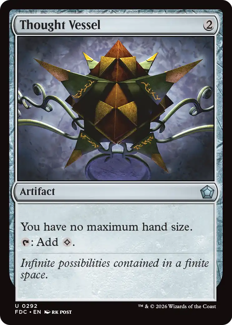 Thought Vessel [Foundations Commander] | Red Claw Gaming