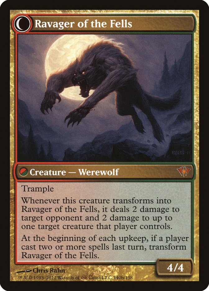 Huntmaster of the Fells // Ravager of the Fells [Dark Ascension] MTG Single Magic: The Gathering | Red Claw Gaming