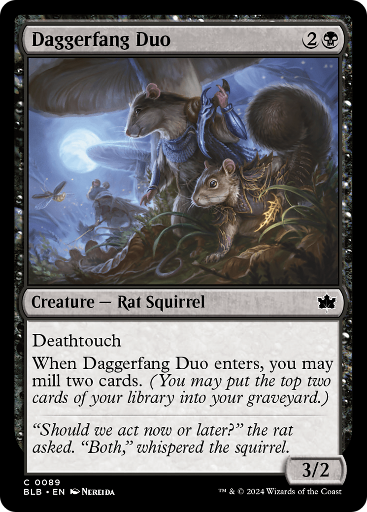 Daggerfang Duo [Bloomburrow] MTG Single Magic: The Gathering | Red Claw Gaming