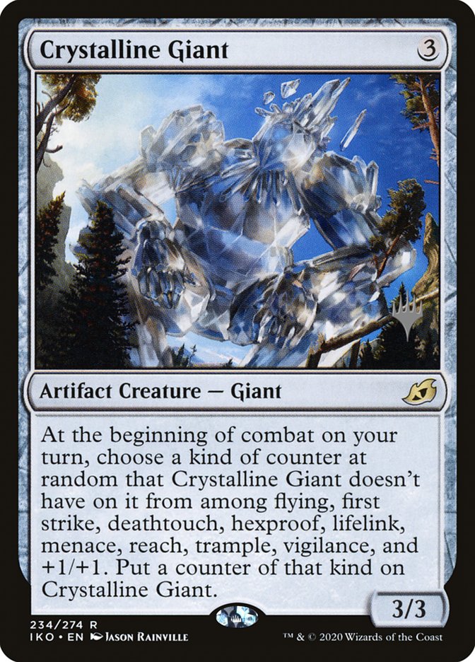 Crystalline Giant (Promo Pack) [Ikoria: Lair of Behemoths Promos] MTG Single Magic: The Gathering | Red Claw Gaming