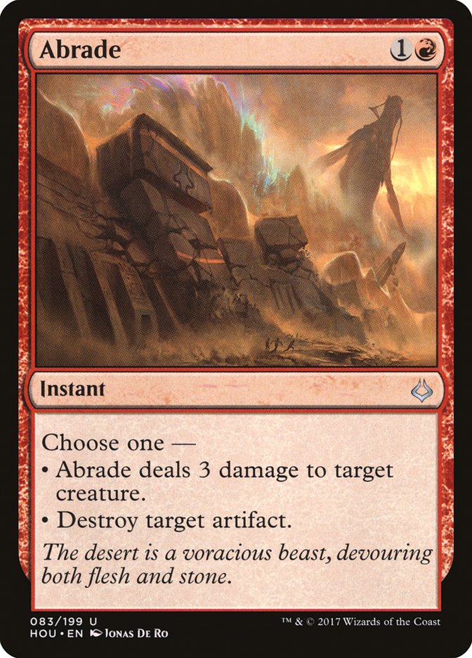 Abrade [Hour of Devastation] MTG Single Magic: The Gathering | Red Claw Gaming