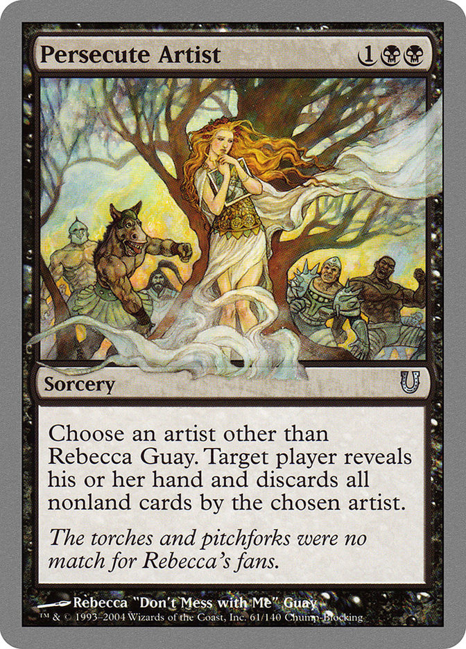 Persecute Artist [Unhinged] MTG Single Magic: The Gathering | Red Claw Gaming
