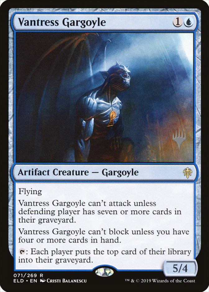 Vantress Gargoyle (Promo Pack) [Throne of Eldraine Promos] MTG Single Magic: The Gathering | Red Claw Gaming