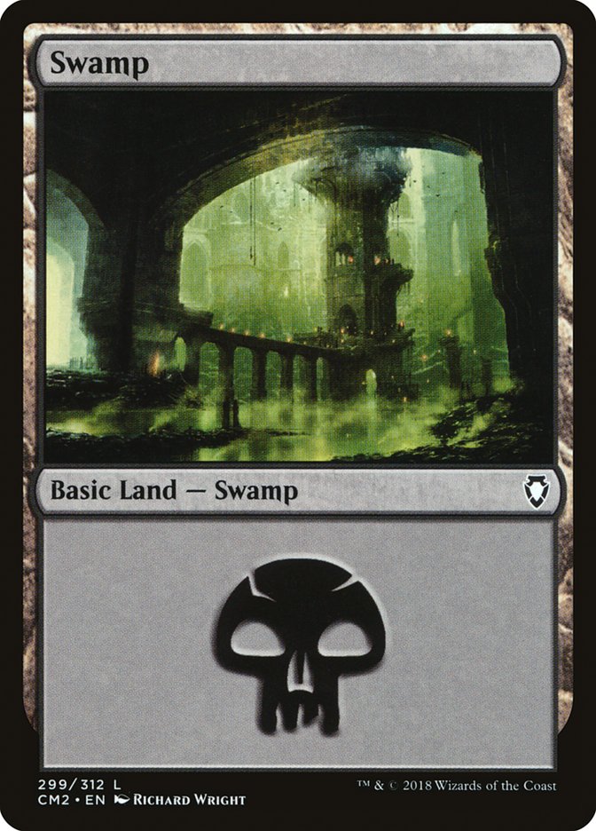 Swamp (299) [Commander Anthology Volume II] MTG Single Magic: The Gathering | Red Claw Gaming