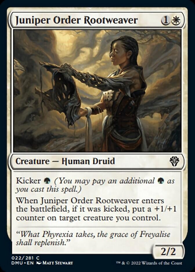 Juniper Order Rootweaver [Dominaria United] MTG Single Magic: The Gathering | Red Claw Gaming