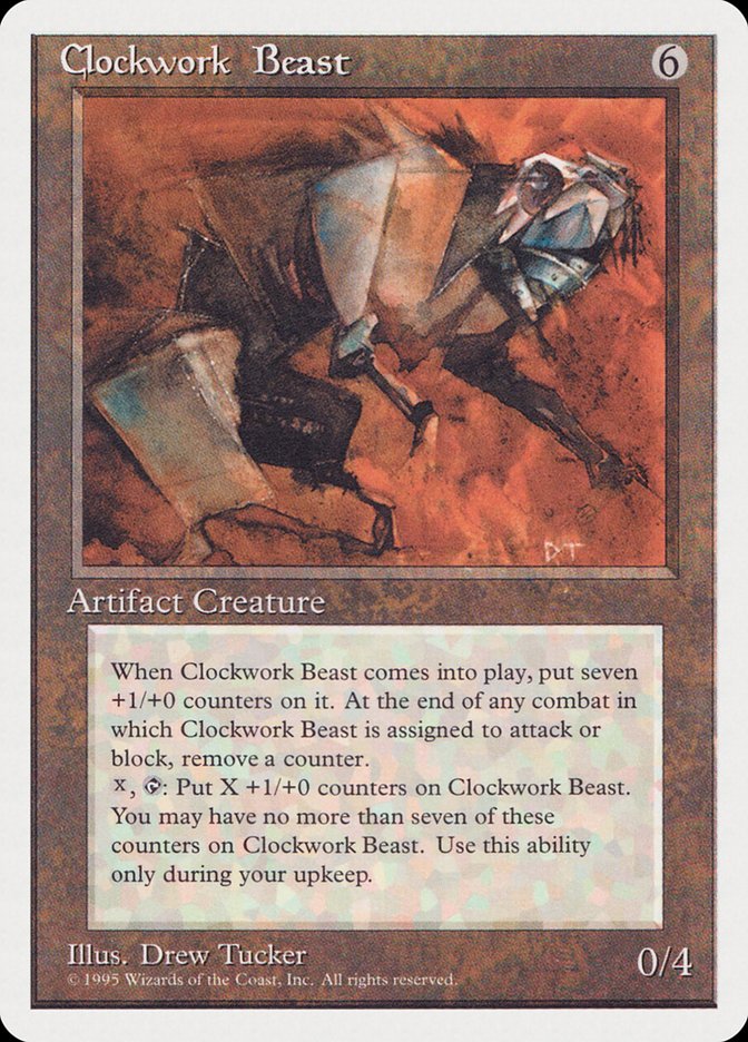 Clockwork Beast [Rivals Quick Start Set] MTG Single Magic: The Gathering | Red Claw Gaming