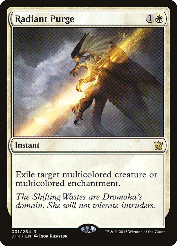 Radiant Purge [Dragons of Tarkir] MTG Single Magic: The Gathering | Red Claw Gaming