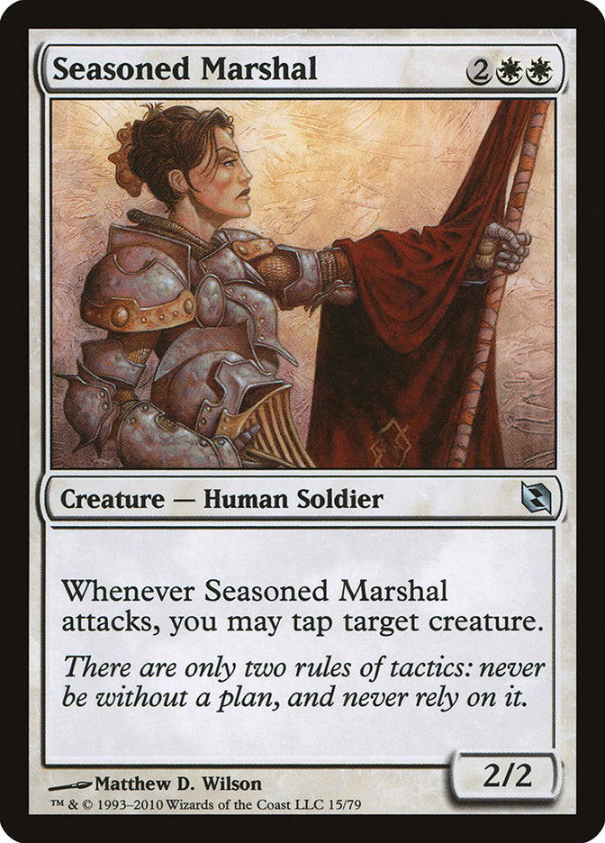 Seasoned Marshal [Duel Decks: Elspeth vs. Tezzeret] MTG Single Magic: The Gathering | Red Claw Gaming