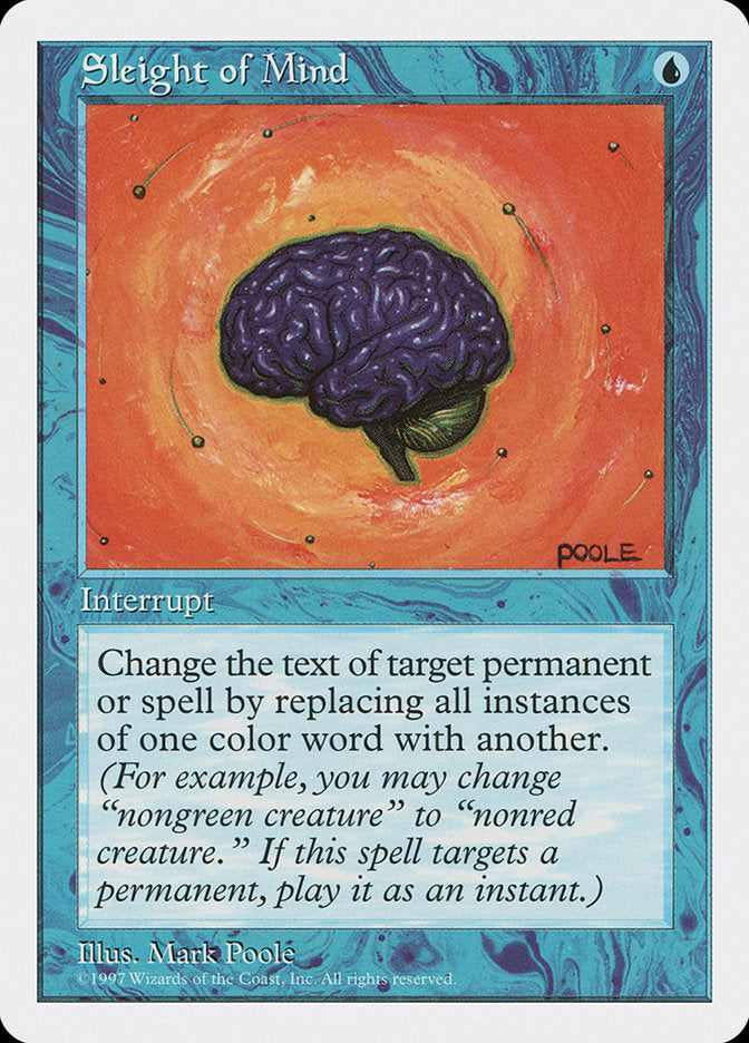 Sleight of Mind [Fifth Edition] MTG Single Magic: The Gathering | Red Claw Gaming