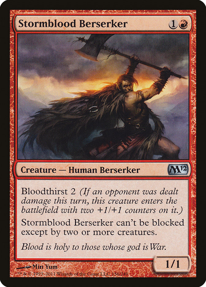 Stormblood Berserker [Magic 2012] MTG Single Magic: The Gathering | Red Claw Gaming