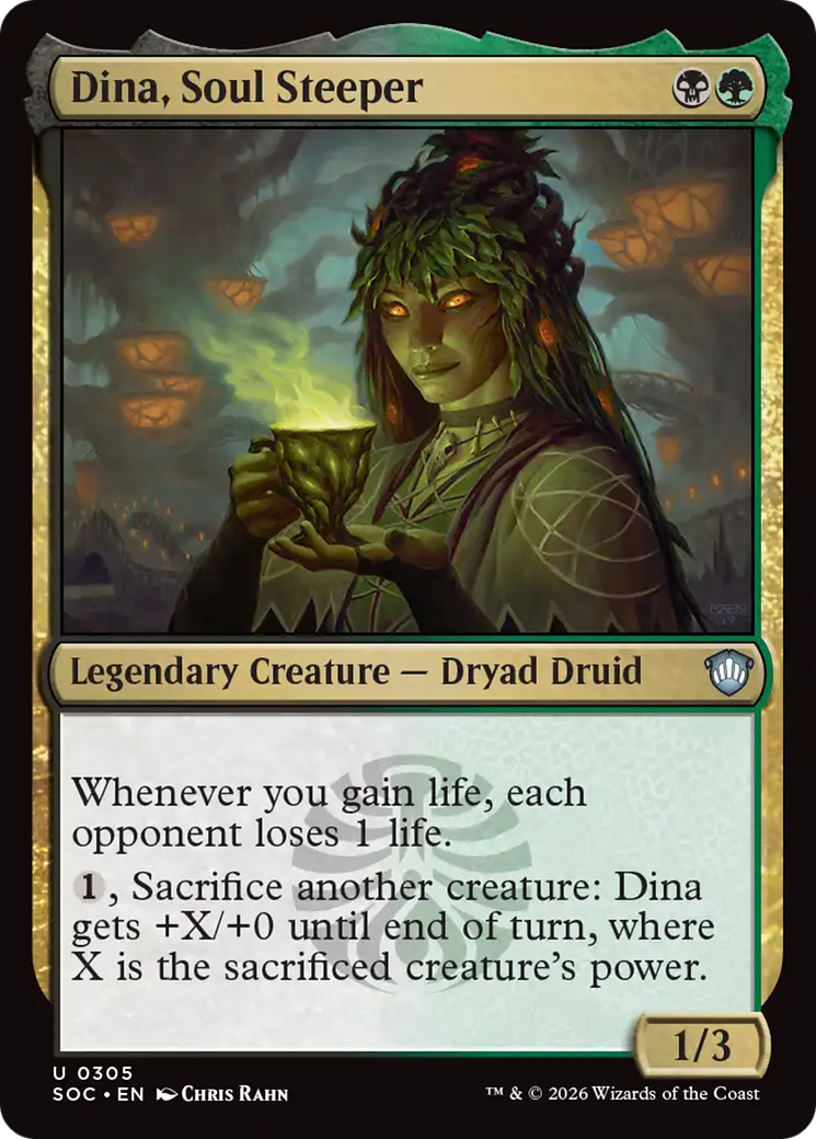 Dina, Soul Steeper [Secrets of Strixhaven Commander] MTG Single Magic: The Gathering | Red Claw Gaming