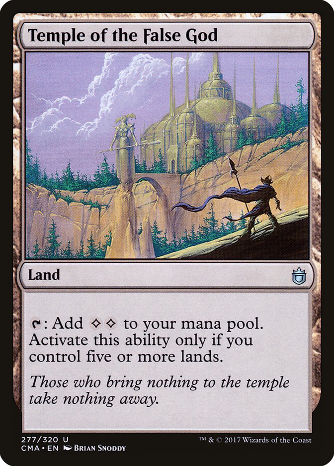 Temple of the False God [Commander Anthology] MTG Single Magic: The Gathering | Red Claw Gaming